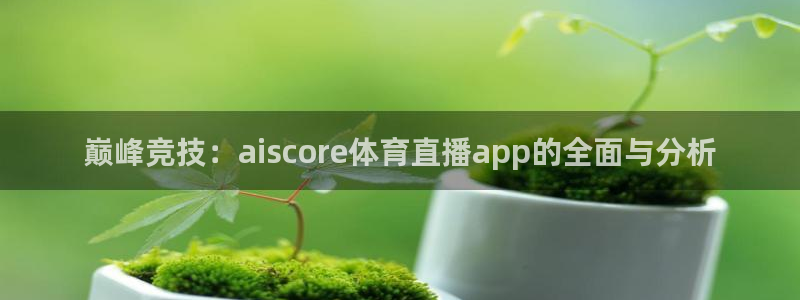 26日世界杯赛程：巅峰竞技：aiscore体育直播app的全面与分析