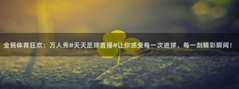 2025世界杯决赛：全民体育狂欢：万人秀#天天足球直播#让你感受每一次进球、每一刻精彩瞬间！